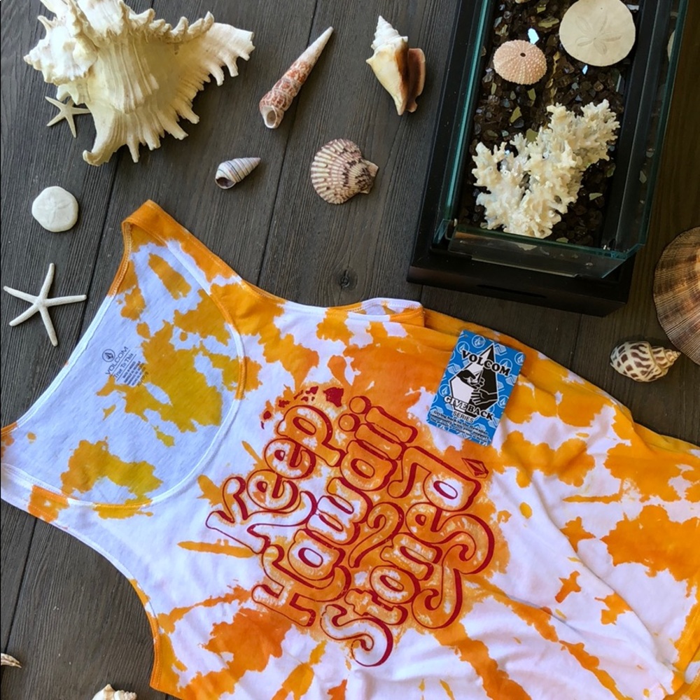 🔥💛VOLCOM- tie-dyed tank💛🔥 - Picture 2 of 6